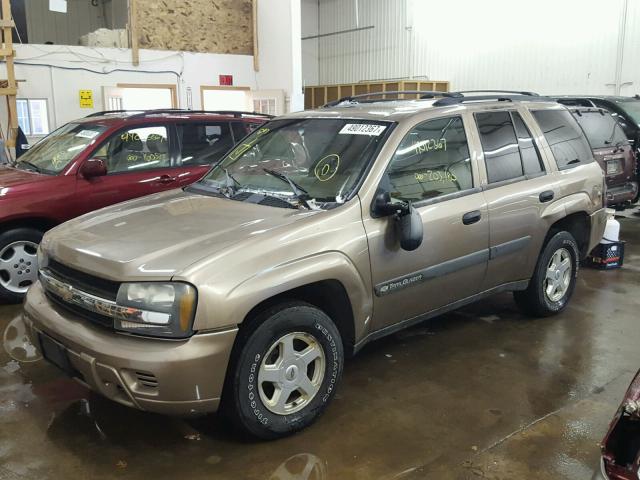 1GNDT13S232350130 - 2003 CHEVROLET TRAILBLAZE TAN photo 2