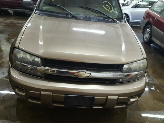 1GNDT13S232350130 - 2003 CHEVROLET TRAILBLAZE TAN photo 9