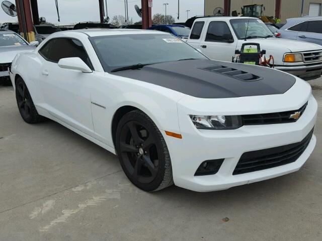 2G1FK1EJ6E9121438 - 2014 CHEVROLET CAMARO 2SS WHITE photo 1