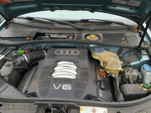 WAUBA24B6XN075101 - 1999 AUDI A6 2.8 QUA BLUE photo 7