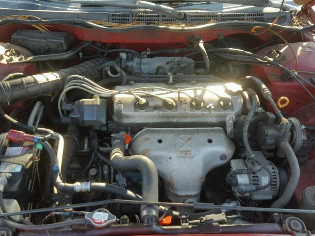 1HGCG3240XA019406 - 1999 HONDA ACCORD LX RED photo 7