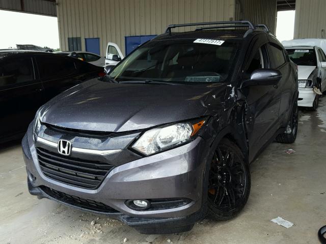 3CZRU5H78GM753870 - 2016 HONDA HR-V EXL GRAY photo 2