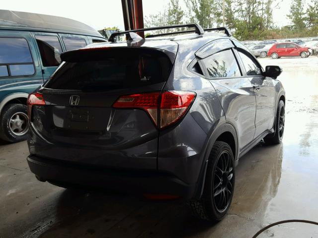 3CZRU5H78GM753870 - 2016 HONDA HR-V EXL GRAY photo 4