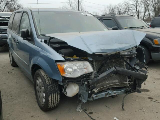 2A8HR44H88R601117 - 2008 CHRYSLER TOWN & COU BLUE photo 1