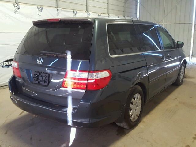 5FNRL38266B027042 - 2006 HONDA ODYSSEY LX GRAY photo 4