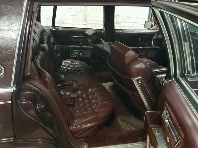 1G6DW51Y3H9758006 - 1987 CADILLAC BROUGHAM BURGUNDY photo 6