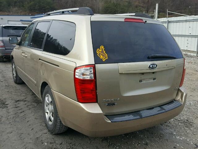 KNDMB233066068799 - 2006 KIA SEDONA EX GOLD photo 3