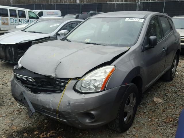 JN8AS5MT8BW566332 - 2011 NISSAN ROGUE S GRAY photo 2