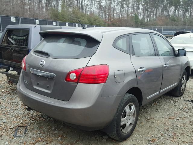 JN8AS5MT8BW566332 - 2011 NISSAN ROGUE S GRAY photo 4