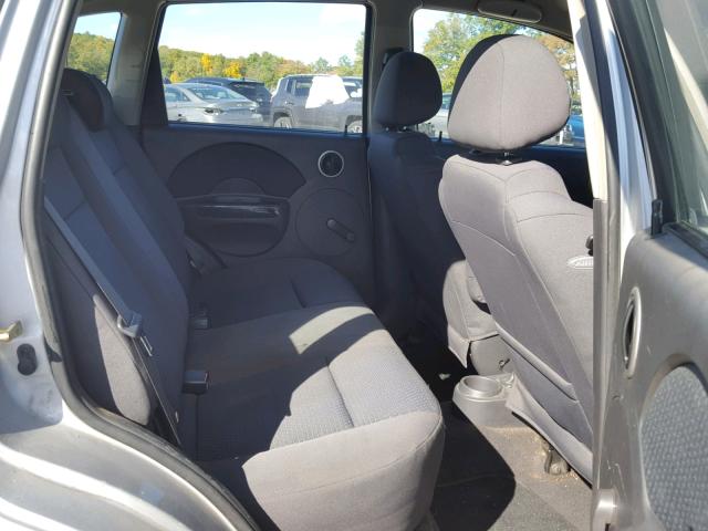 KL1TD66647B737868 - 2007 CHEVROLET AVEO BASE Күміс фото 6