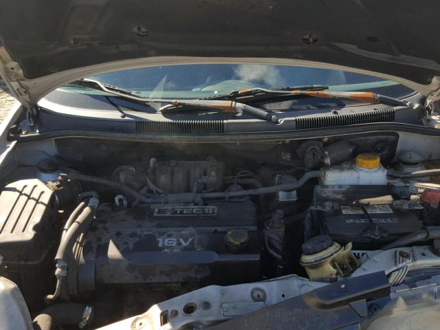 KL1TD66647B737868 - 2007 CHEVROLET AVEO BASE Күміс фото 7