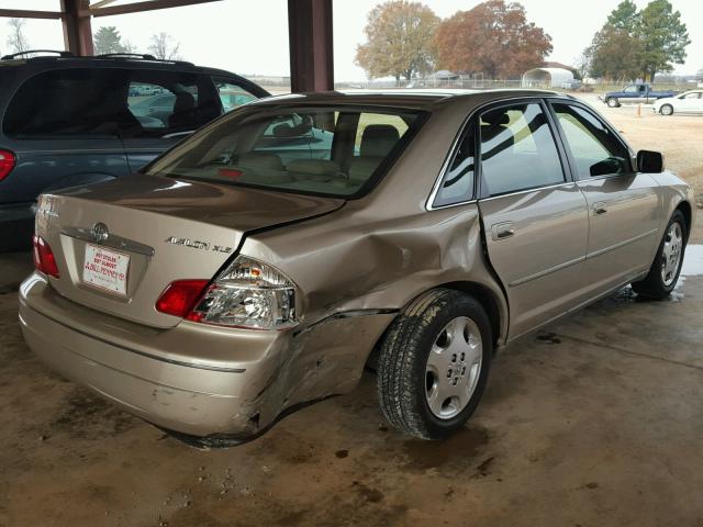 4T1BF28B33U327557 - 2003 TOYOTA AVALON GOLD photo 4