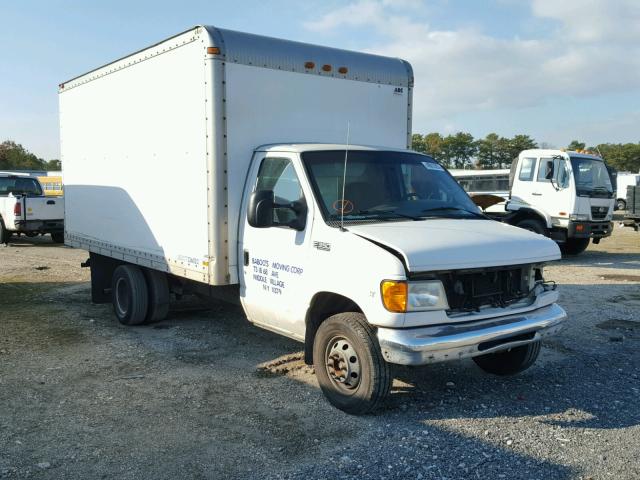 1FDWE35L85HA76618 - 2005 FORD E350 WHITE photo 1