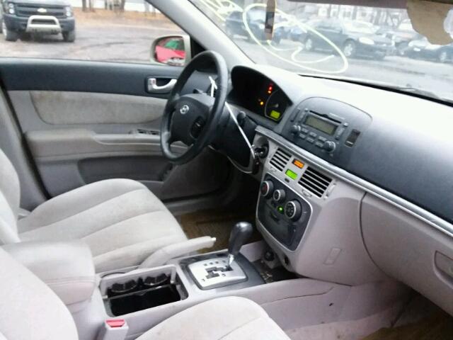 5NPEU46F17H247277 - 2007 HYUNDAI SONATA SE GRAY photo 5