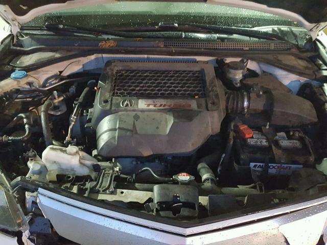 5J8TB2H54AA002351 - 2010 ACURA RDX TECHNO WHITE photo 7