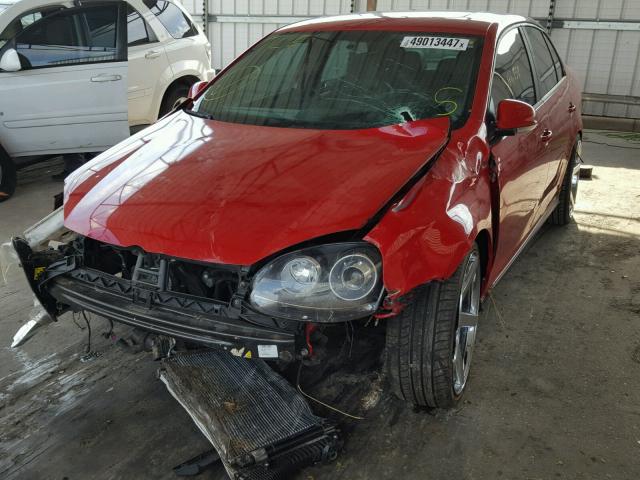 3VWFJ71K28M073568 - 2008 VOLKSWAGEN GLI AUTOBA RED photo 2