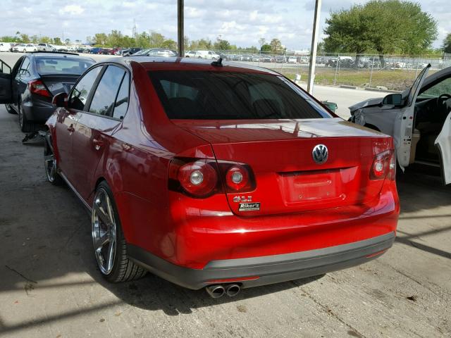 3VWFJ71K28M073568 - 2008 VOLKSWAGEN GLI AUTOBA RED photo 3