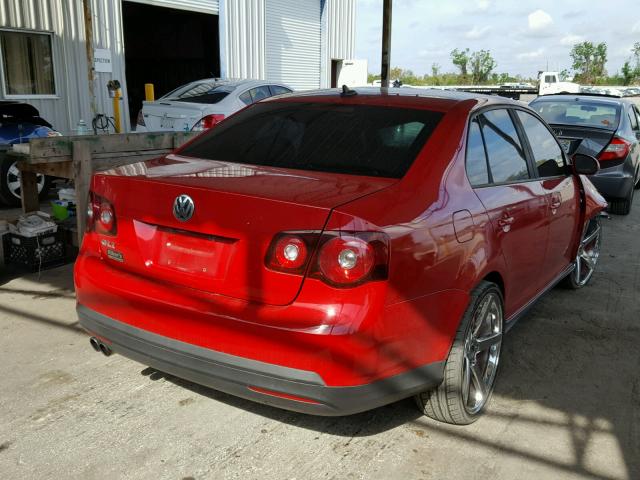 3VWFJ71K28M073568 - 2008 VOLKSWAGEN GLI AUTOBA RED photo 4