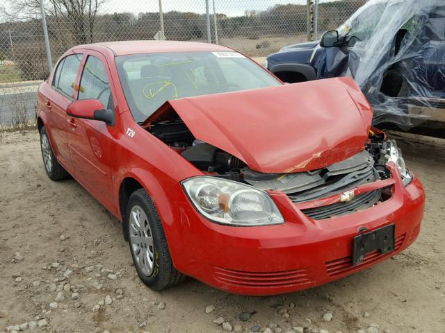 1G1AT58HX97188266 - 2009 CHEVROLET COBALT LT RED photo 1