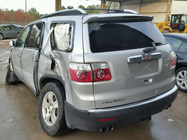 1GKER23D89J195041 - 2009 GMC ACADIA SLT ვერცხლისფერი ფოტო 3