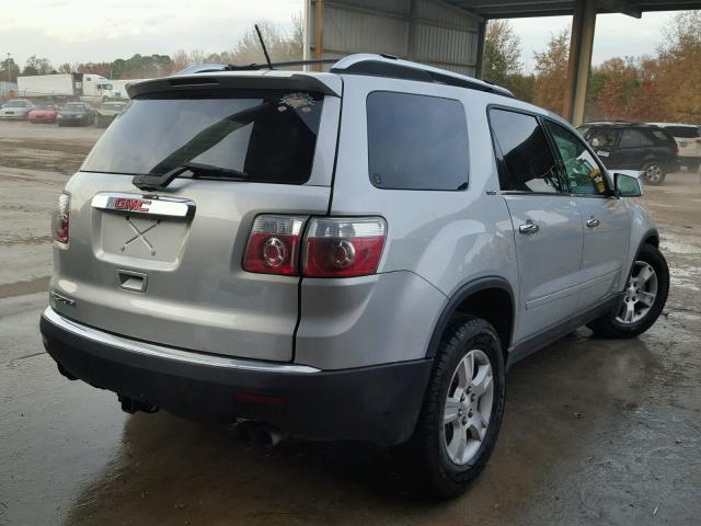 1GKER23D89J195041 - 2009 GMC ACADIA SLT SILVER photo 4