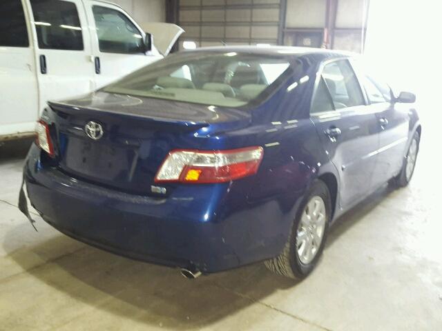 JTNBB46K273019141 - 2007 TOYOTA CAMRY NEW BLUE photo 4