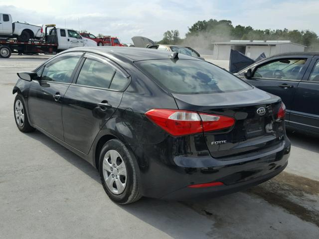 KNAFK4A65G5594237 - 2016 KIA FORTE LX BLACK photo 3