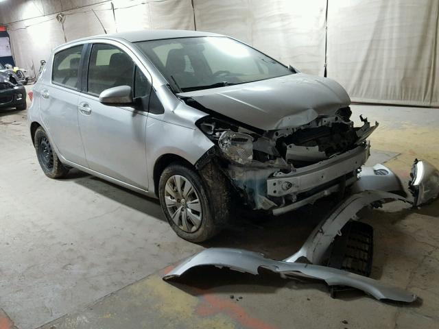 JTDKTUD38CD524716 - 2012 TOYOTA YARIS SILVER photo 1