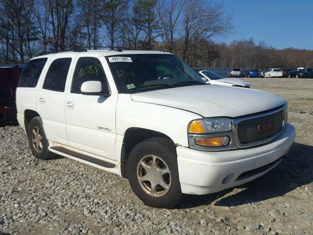 1GKEK63U55J252205 - 2005 GMC YUKON DENA WHITE photo 1