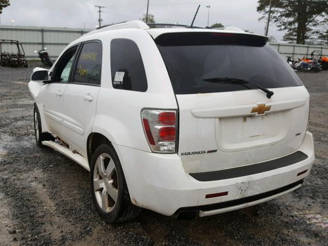 2CNDL737186013378 - 2008 CHEVROLET EQUINOX SP WHITE photo 3