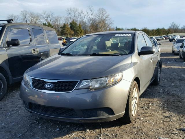 KNAFU4A21D5725909 - 2013 KIA FORTE EX GRAY photo 2