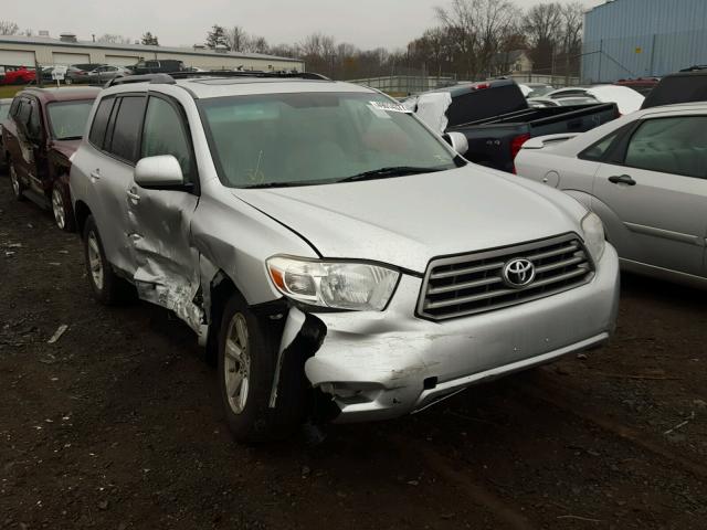 5TDJK3EH0AS030192 - 2010 TOYOTA HIGHLANDER SILVER photo 1