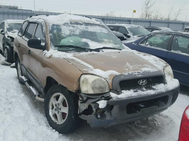 KM8SB13D83U414918 - 2003 HYUNDAI SANTA FE B BEIGE photo 1