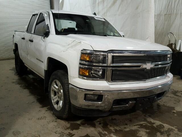 1GCVKRECXEZ207067 - 2014 CHEVROLET SILVERADO WHITE photo 1