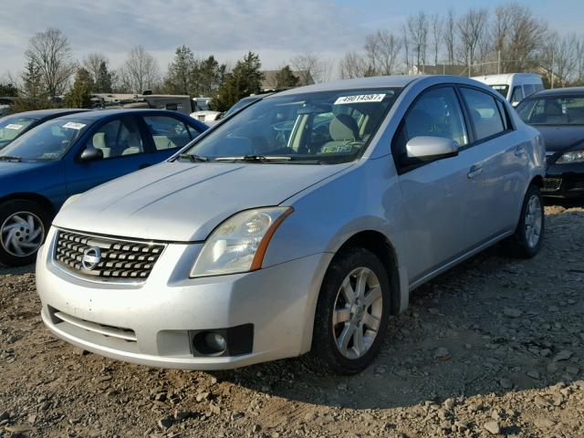 3N1AB61EX7L653320 - 2007 NISSAN SENTRA SILVER photo 2