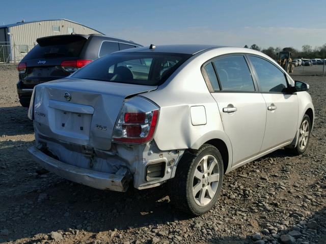 3N1AB61EX7L653320 - 2007 NISSAN SENTRA SILVER photo 4