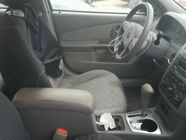 1G1ZT54805F320329 - 2005 CHEVROLET MALIBU LS ვერცხლისფერი ფოტო 5