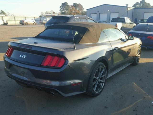 1FATP8FF1G5312012 - 2016 FORD MUSTANG GT GRAY photo 4