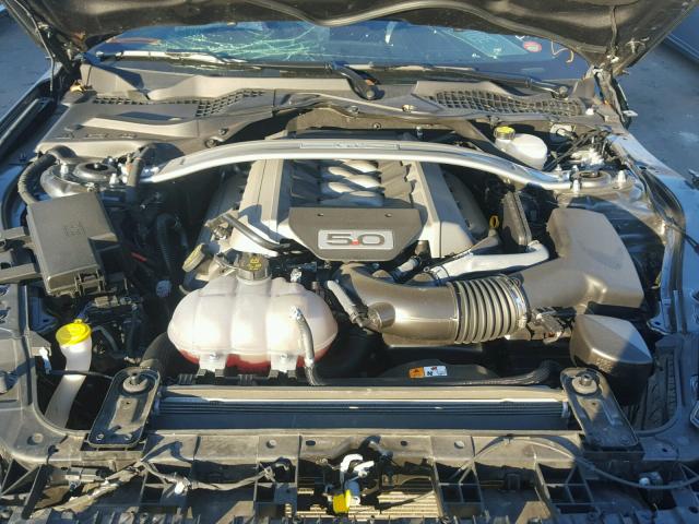 1FATP8FF1G5312012 - 2016 FORD MUSTANG GT GRAY photo 7