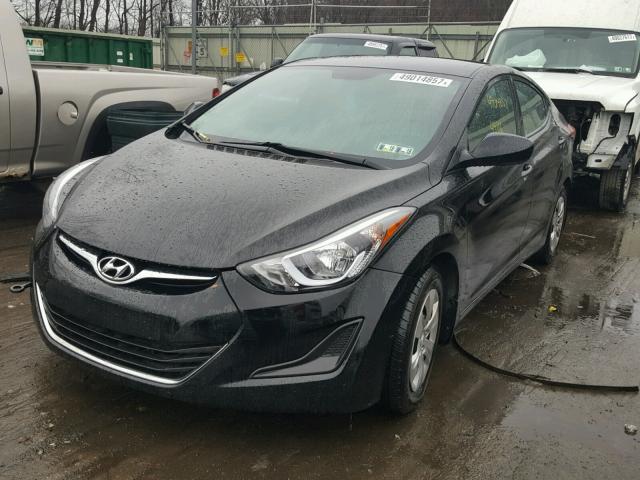 KMHDH4AE7GU503034 - 2016 HYUNDAI ELANTRA SE BLACK photo 2