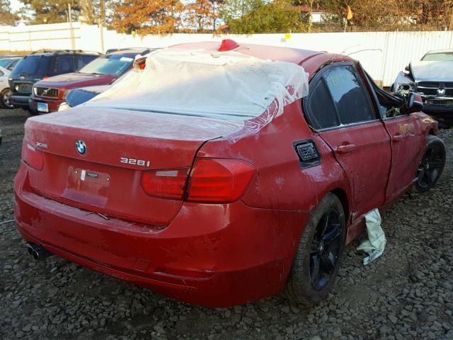 WBA3B5C56EF599631 - 2014 BMW 328 XI SUL RED photo 4