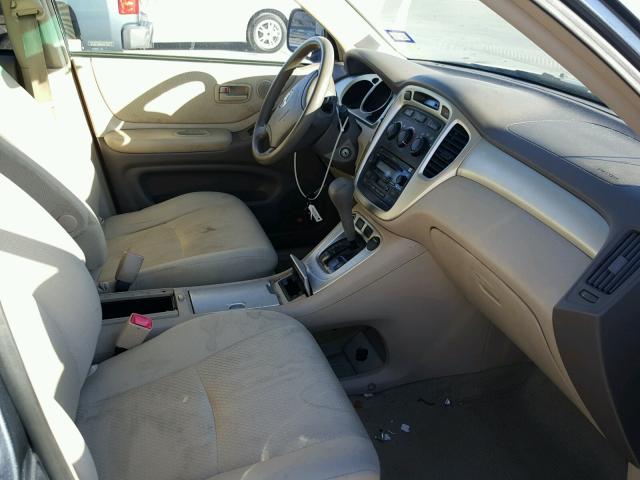 JTEDP21A540018933 - 2004 TOYOTA HIGHLANDER BLUE photo 5