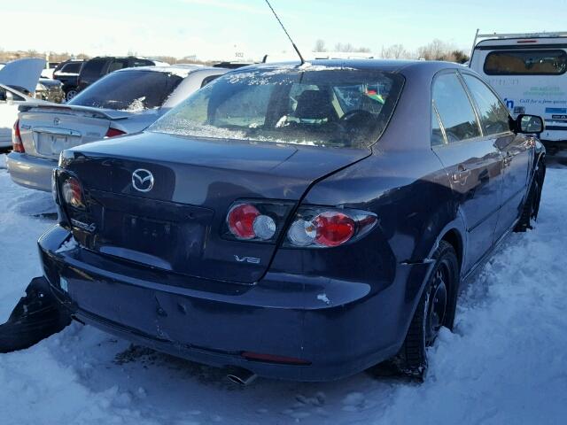 1YVHP81D275M13768 - 2007 MAZDA 6 S GRAY photo 4