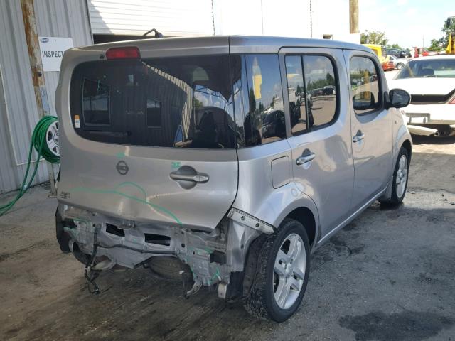 JN8AZ28RX9T125001 - 2009 NISSAN CUBE BASE SILVER photo 4