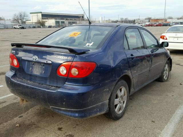 2T1BR32E76C635949 - 2006 TOYOTA COROLLA CE BLUE photo 4