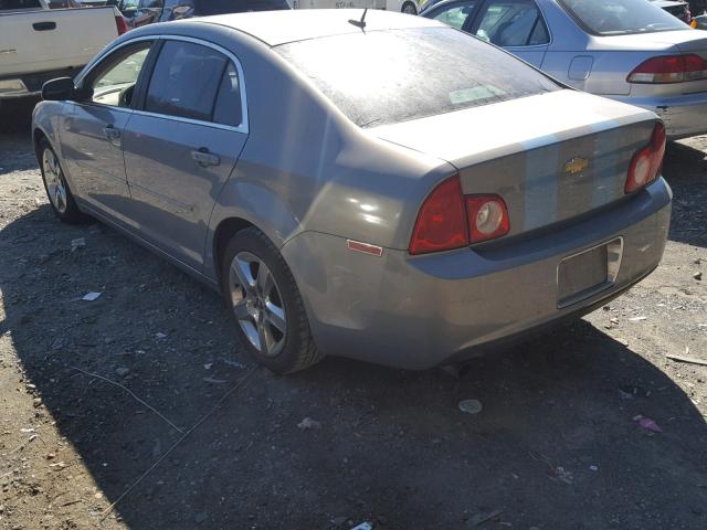 1G1ZH57B394197958 - 2009 CHEVROLET MALIBU 1LT SILVER photo 3