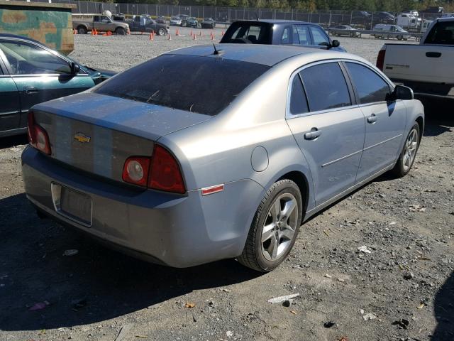 1G1ZH57B394197958 - 2009 CHEVROLET MALIBU 1LT SILVER photo 4