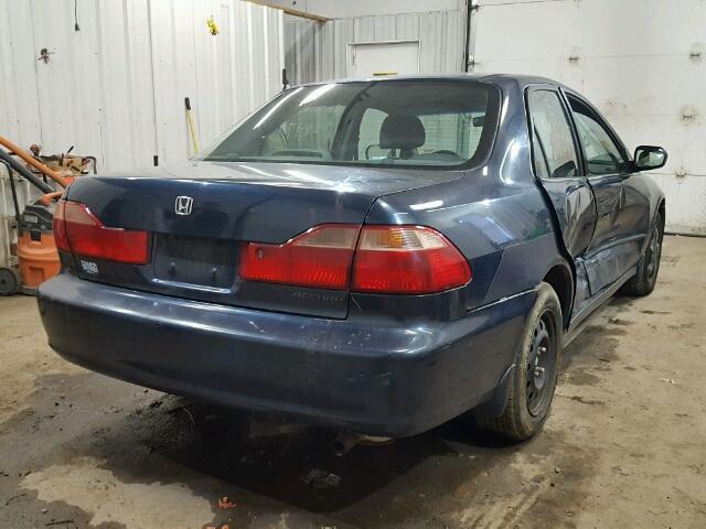 1HGCG6684YA006156 - 2000 HONDA ACCORD EX BLUE photo 4