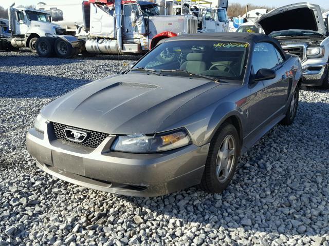 1FAFP44461F194516 - 2001 FORD MUSTANG GRAY photo 2