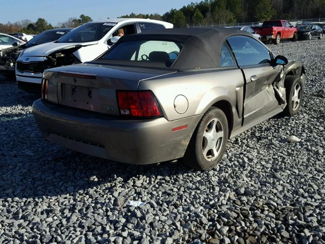 1FAFP44461F194516 - 2001 FORD MUSTANG GRAY photo 4